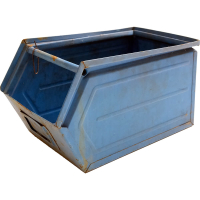 Brad blå metalkasse