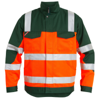 ENGEL Safety EN ISO 20471 jakke Orange/Grøn 1501-770