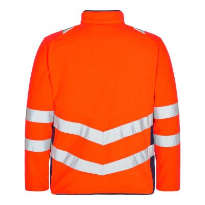 ENGEL Safety fleecejakke Orange/Blue ink 1192-236