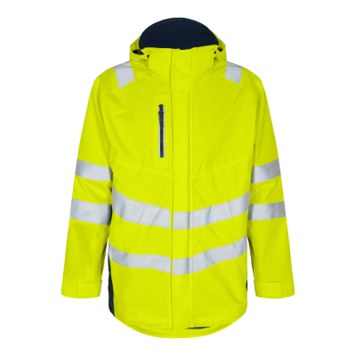 ENGEL Safety parka skaljakke Gul/Blue Ink 1145-930