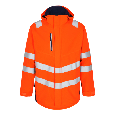 ENGEL Safety parka skaljakke Orange/Blue ink 1145-930