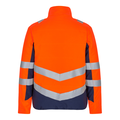 ENGEL Safety quiltet inderjakke Orange/Blue ink 1159-158