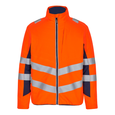 ENGEL Safety quiltet inderjakke Orange/Blue ink 1159-158