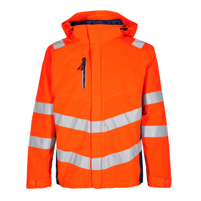 ENGEL Safety skaljakke Orange/Blue ink 1146-930